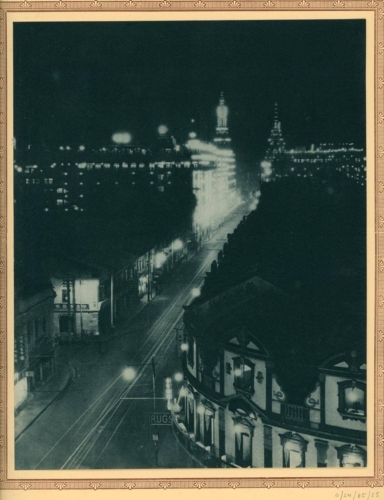 Plate-25-The-Great-White-Way---Nanking-Road-at-night